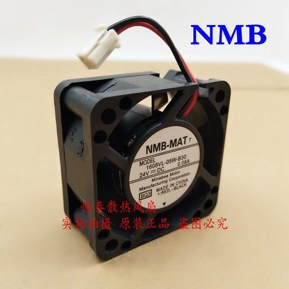 1pcs  NMB 1608VL-05W-B30 4020 DC24V 0.08A Double Ball Inverter Cooling Fan