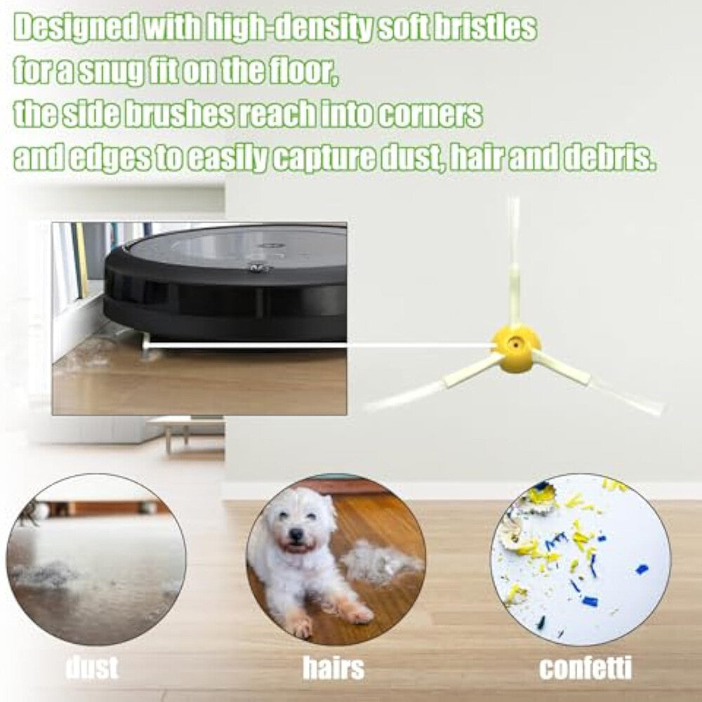 new 3-Armed Side Brush for iRobot Roomba 500 600 700 Series 560 630 650 760 770 6Pcs