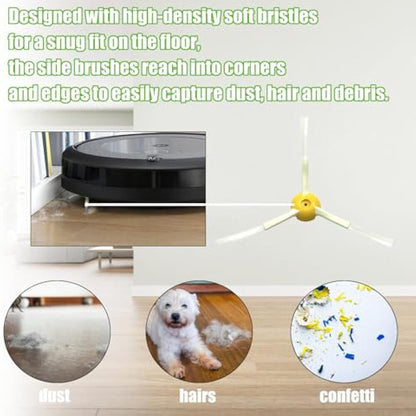 new 3-Armed Side Brush for iRobot Roomba 500 600 700 Series 560 630 650 760 770 6Pcs