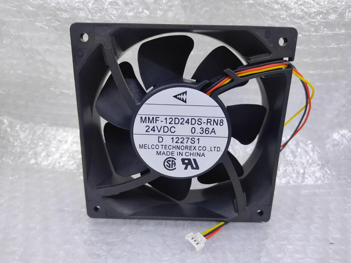 Mitsubishi MMF-12D24DS-RN8 12038 DC24V 0.36A 12CM 3-Pin Inverter Mute Cooling Fa