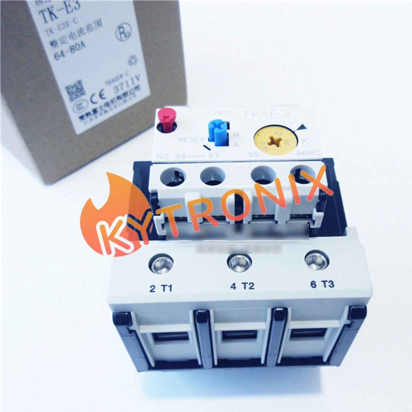 1PCS Fuji Electric Thermal Overload Relay TK-E3 64-80A