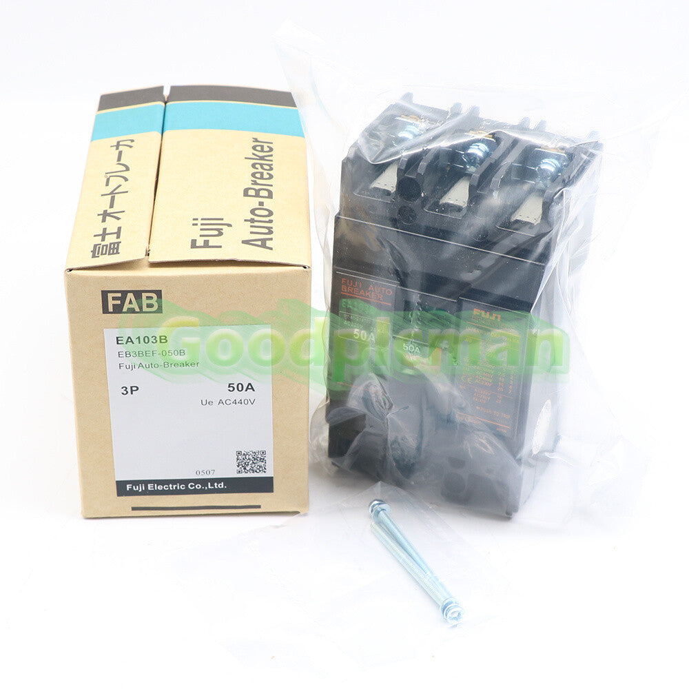 1Pcs For FUJI EA103B 3P 50A Circuit Breaker In Box /