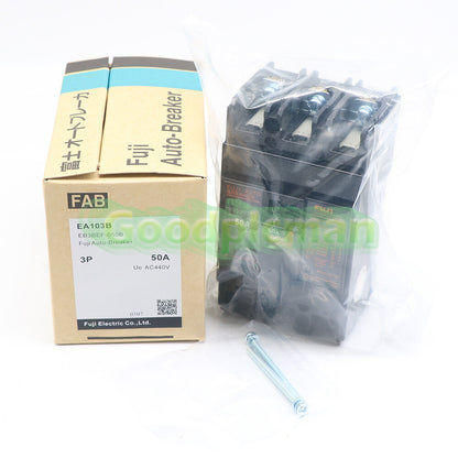 1Pcs For FUJI EA103B 3P 50A Circuit Breaker In Box /