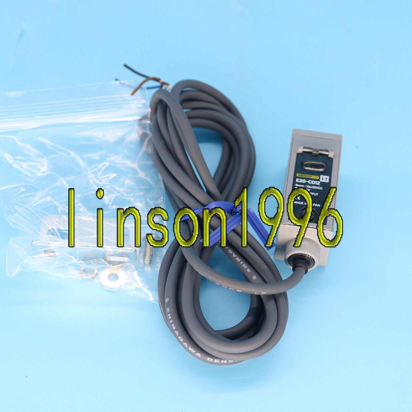 OMRON E3SCD12 Photoelectric Switch Sensor 10-30VDC 2M - OMRON