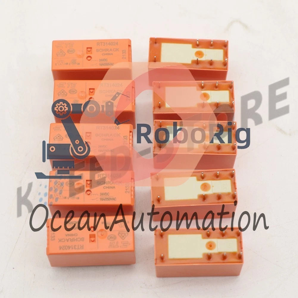 10PCS 24V 8pins SCHRACK RT314024 16A 250VAC Tyco Relay