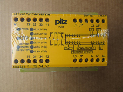 Pilz 775505 Safety Relay PU3Z 120-240VAC 6so - PILZ