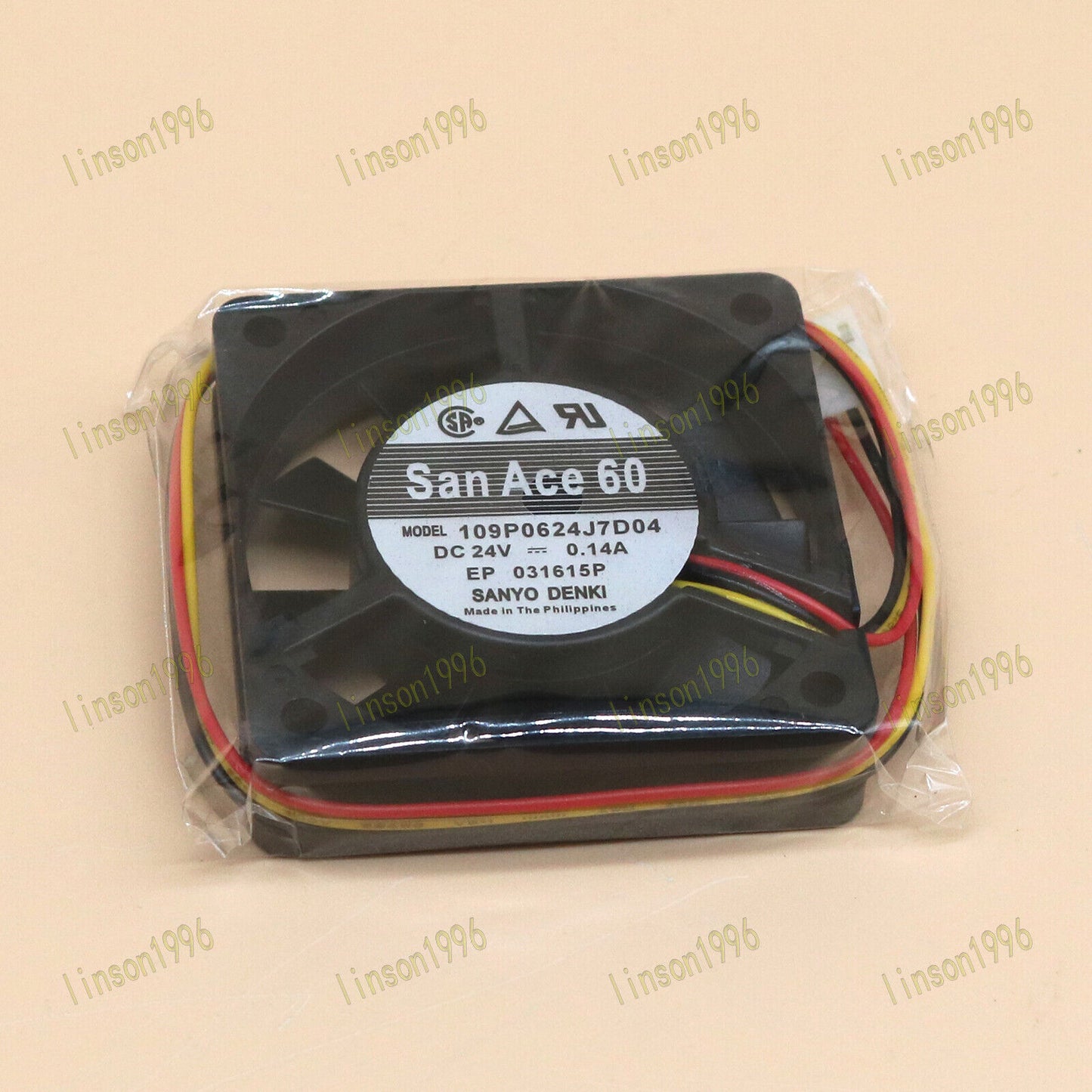 109P0624J7D04 DC24V 0.14A Inverter Cooling Fan - SANYO