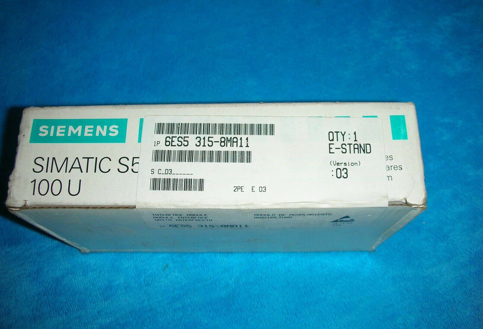 new ONE  Siemens 6ES5315-8MA11 6ES5 315-8MA11 One year