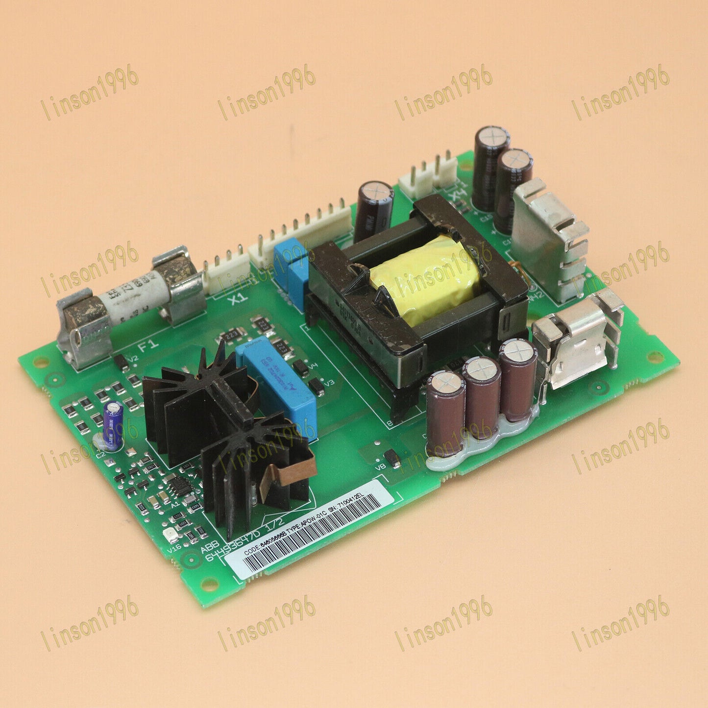 ABB Power Supply Board ACS800 APOW-01C in Good Condition - ABB