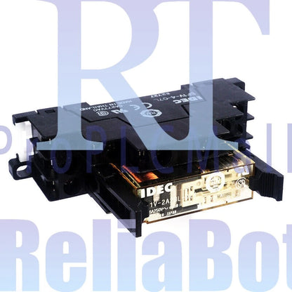 1Set RF1V-2A2BL-D24 24VDC with SF1V-4-07L 6A 277VAC Safety Relay~