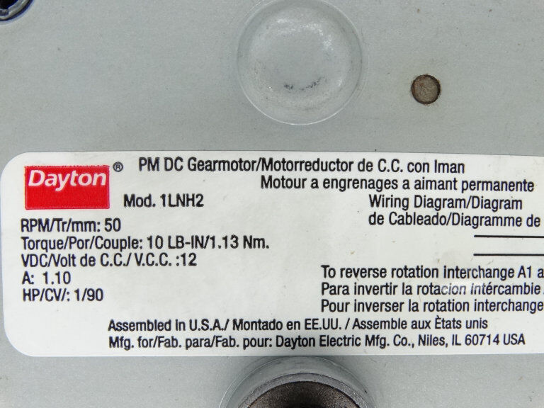 DAYTON 1LNH2 Motor - High-Performance Industrial Motor - DAYTON