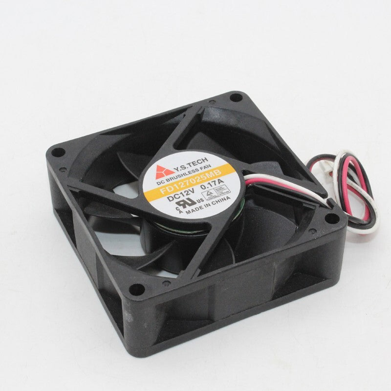 Y.S TECH FD127025MB 12V 0.17A 7025 7 cm chassis cooling fan
