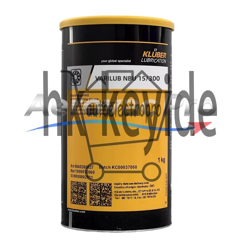 1Pcs KLUBER Lubrication VARILUB NBU 15/300 Grease 1Kg (2.2LB)SAFE RELIABLE