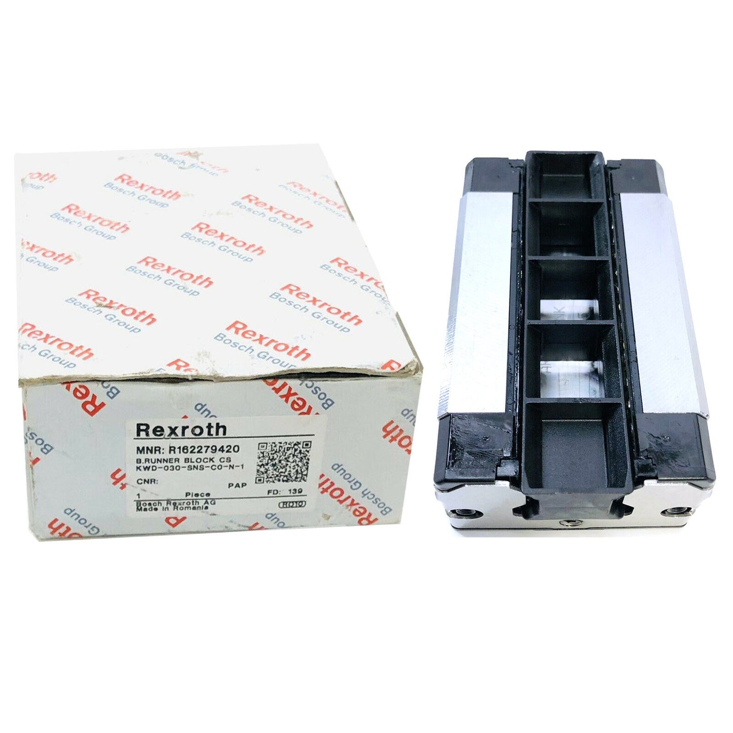 Rexroth R162229420 Runner Block Ball Bearing - High Performance Precision Bearing with Extended Life Span - REXROTH