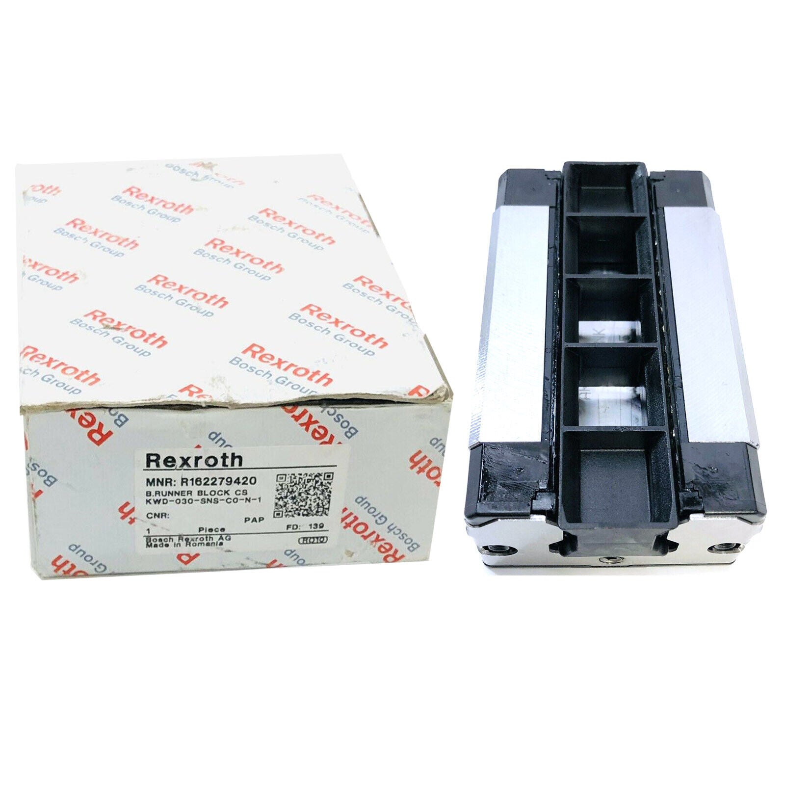 Rexroth R162229420 Runner Block Ball Bearing - High Performance Precision Bearing with Extended Life Span - REXROTH