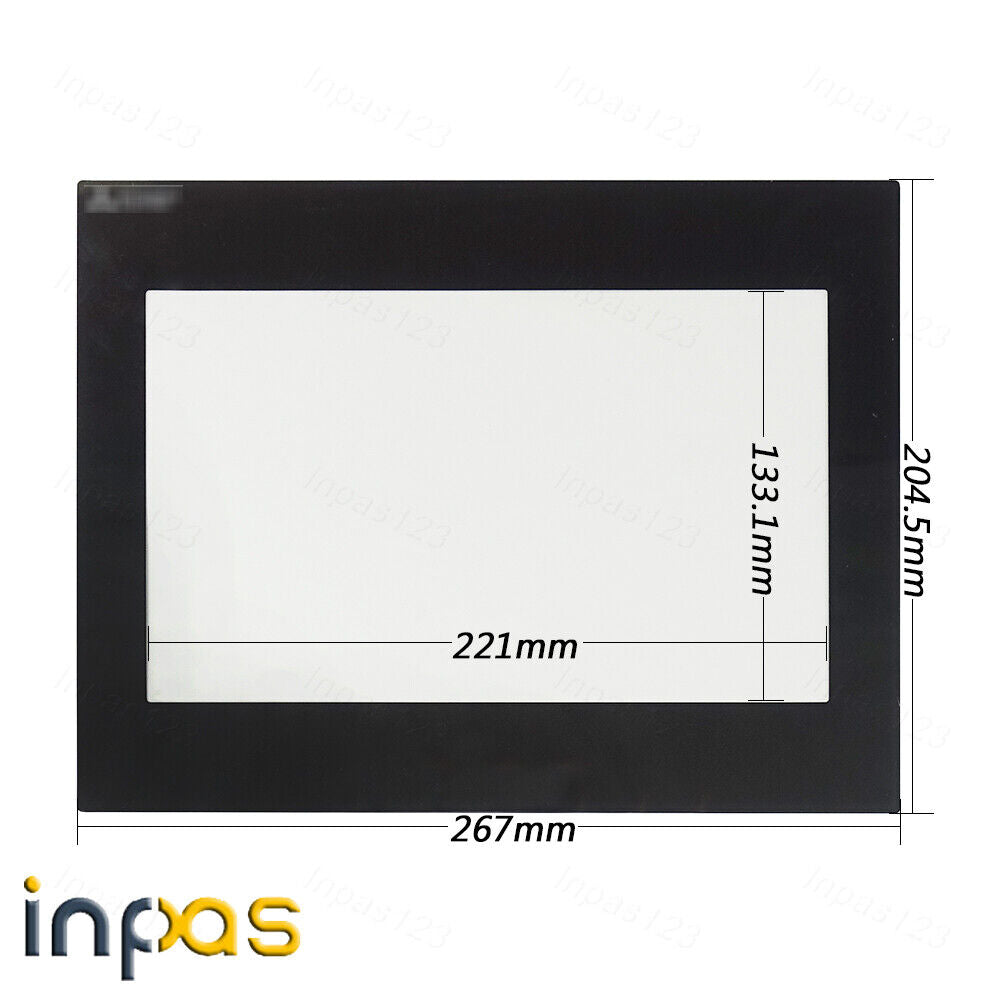 New For GS2110-WTBD-N Mitsubishi 10 inch Touch Screen Panel Glass + Protective Film - MITSUBISHI