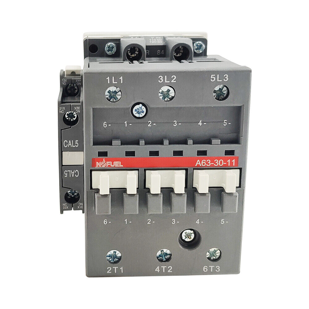 New A63-30 Contactor 120V, 3P AC 63A, coil, perfect for industrial use - ELECTROTECH