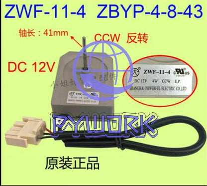 ZWF-11-4 ZBYP-4-8-43 DC12V 4W CCW refrigerator cooling fan motor No connector