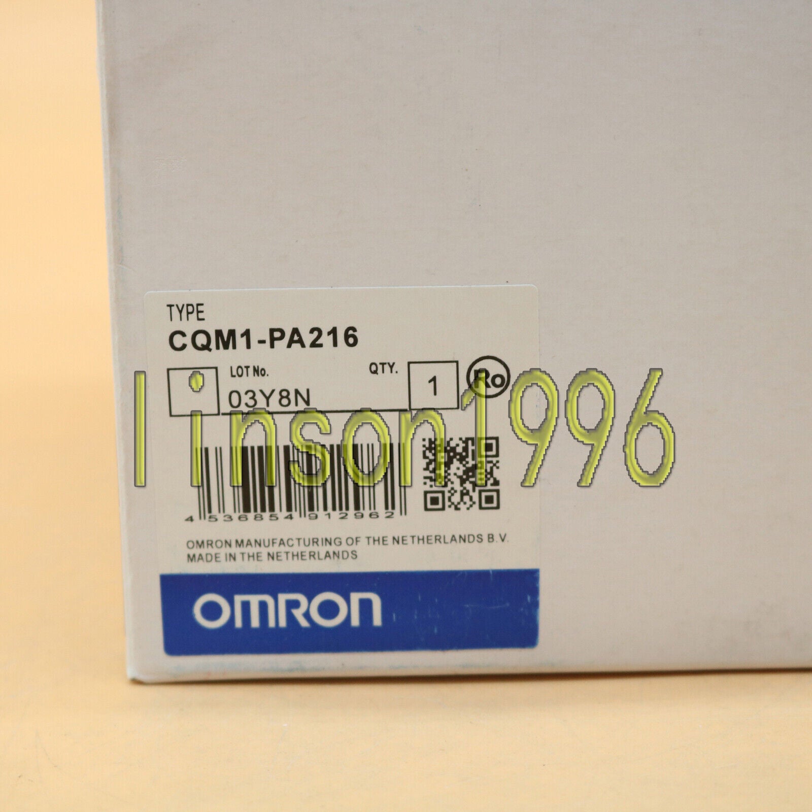 OMRON CQM1 PA216 TEMPERATURE HUMIDITY SENSOR ONE YEAR WARRANTY - OMRON