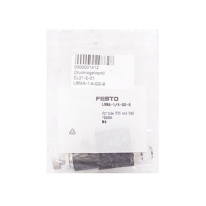 New Festo LRMA-1/4-QS-8 Pressure Regulation Valve - FESTO