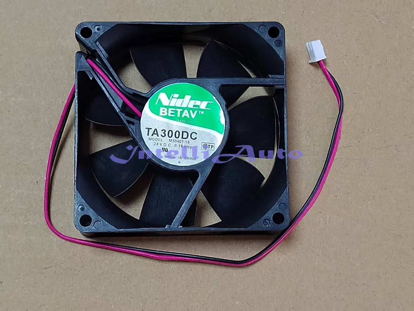 Nidec TA300DC M33407-16 DC24V 0.18A 80*25MM 2-Pin Inverter Cooling Fan