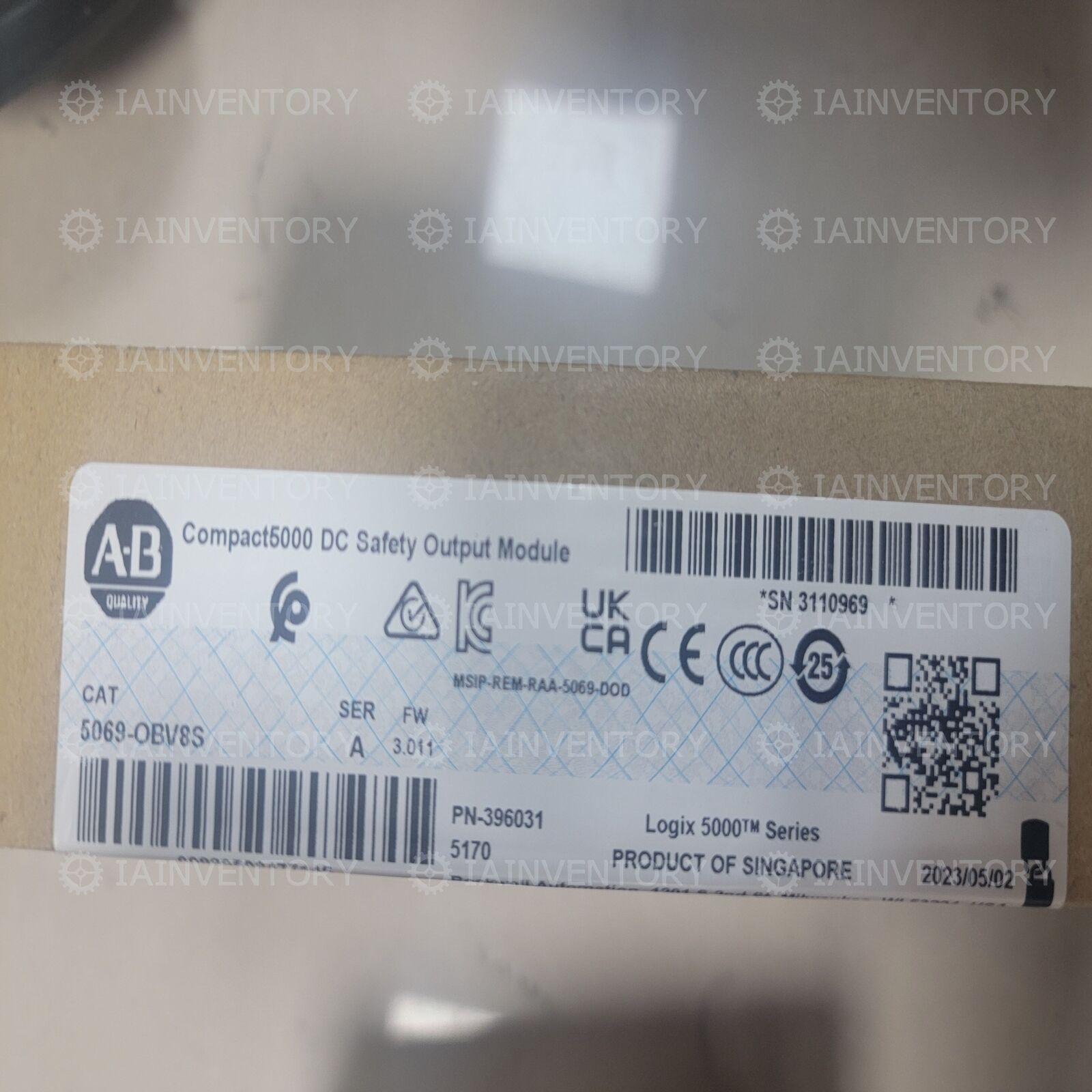 Allen-Bradley 5069-OBV8S Compact Safety Output Module - ALLEN-BRADLEY