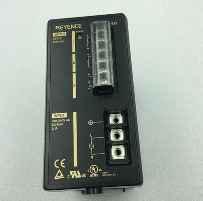 KEYENCE CA-U3 Vision System Power Supply Used 1PCS - KEYENCE