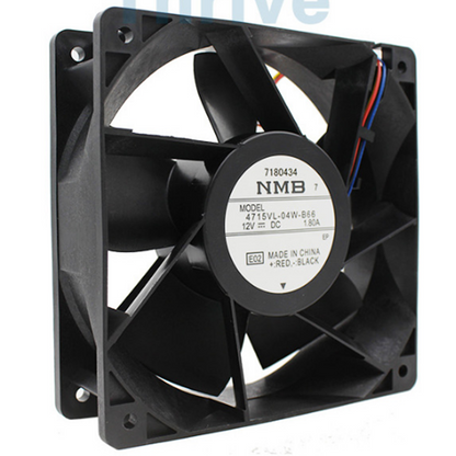 new NMB 4715VL-04W-B66 12038 12V 1.80A 12Cm Gale Volume Cooling Fan 4 Wires - NMB