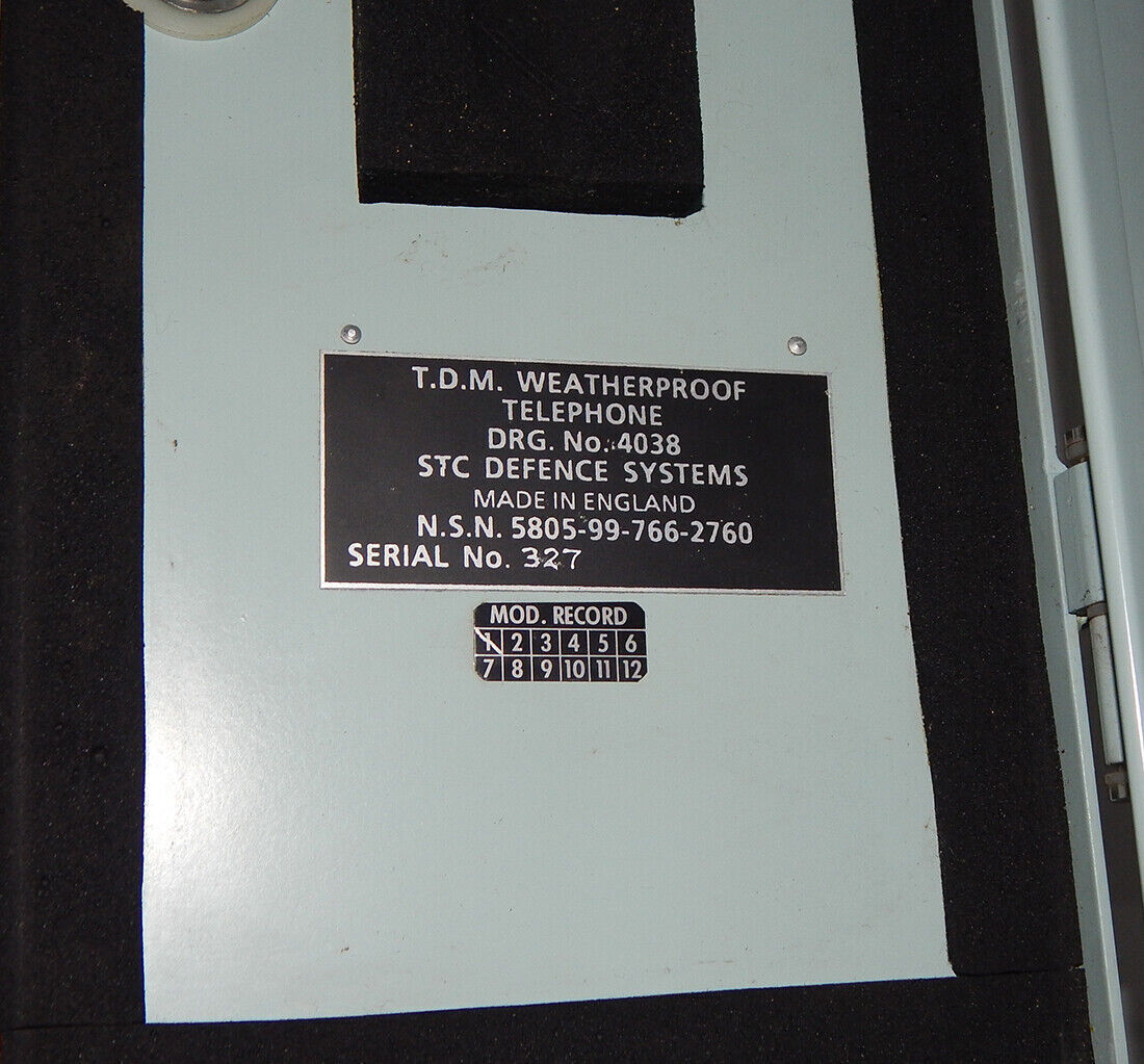 Used Weatherproof Telephone STC Defense System - STC DEFENSE SYSTEMS