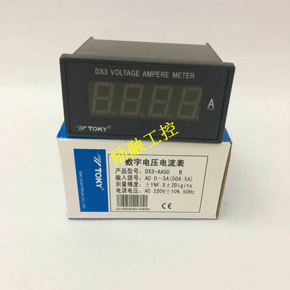 1PCS TOKY DX3-AA50 Digital Voltage Ammeter