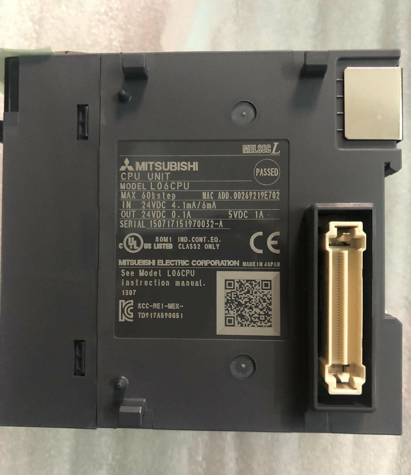 Used Mitsubishi L06CPU Module - MITSUBISHI