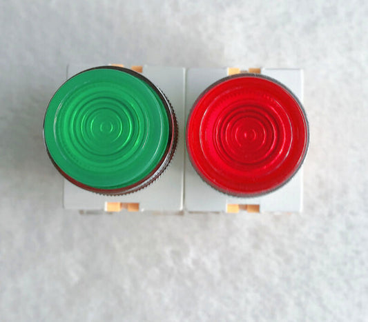 10PCS DELIXI LAY7-11D PUSHBUTTON SWITCHES INDICATOR LIGHT 1NO+1NC