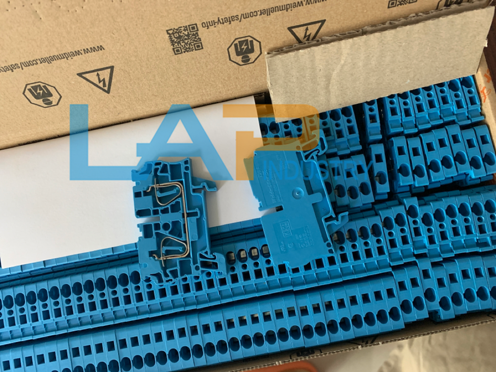 100PCS Weidmuller ZDU 4 BL Blue Terminal Block 1632060000 - WEIDMULLER