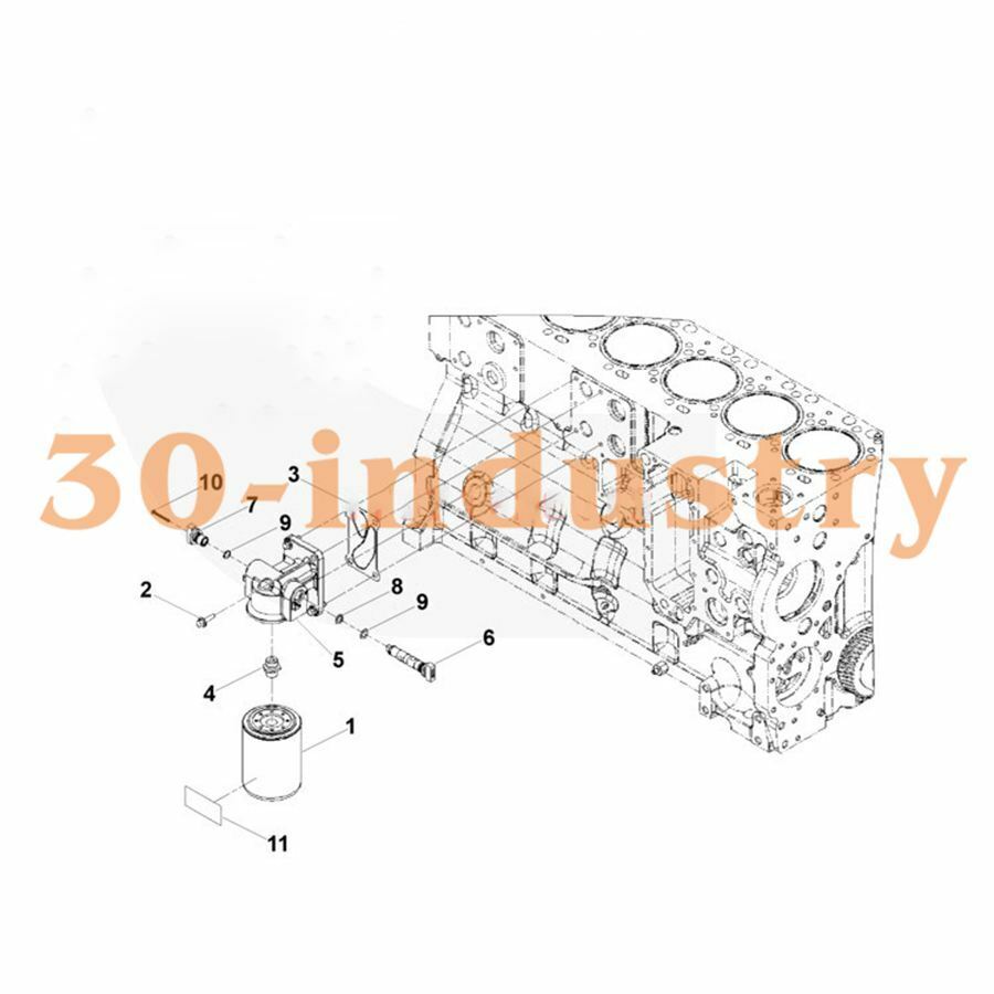 Cummins Engine Water Filter Seat 5304649 - Replacement Part - CUMMINS