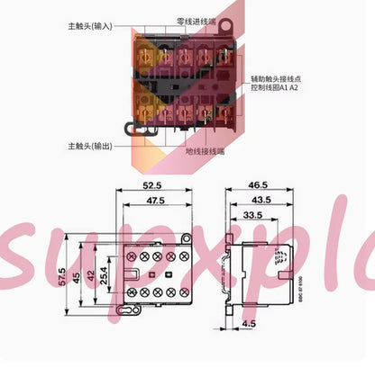 1PC IEC/EN 60947-4-1 ABB contactor Fast delivery One year warranty