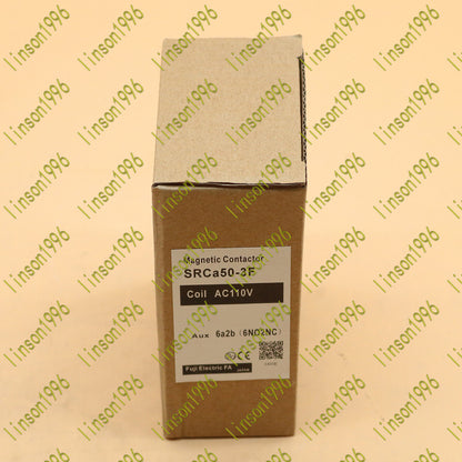 New One Fuji SRCA50-3F 6A2B 110V Electric Auxiliary Relay Fast Delivery - FUJI