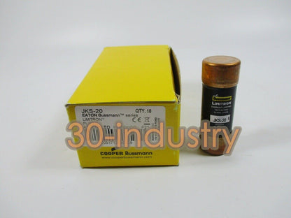 10 Pack Bussmann JKS-20 20A 600V Fuses - New Stock - BUSSMANN
