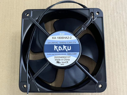 ORIGIANL KAKU Cooling fan KA1806HA2-2 220v/240v 55/56w 180x180x65mm