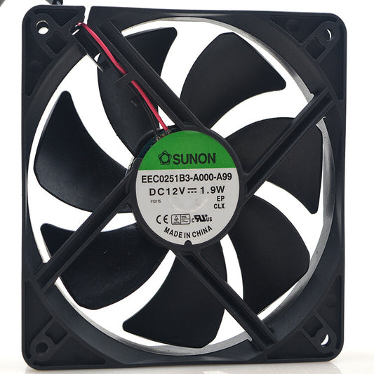 1pcs  SUNON EEC0251B3-A000-A99 12CM 12025 12V 1.9W 2-wire ultra-quiet fan