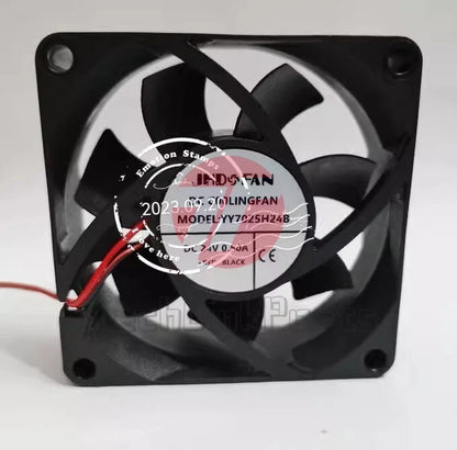 1PCS YY7025H24B DC24V 0.50A 2-wire cooling fan