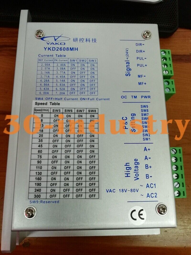 YAKO YKD2608MH-B15 Two-Phase Stepper Motor Driver - 1PCS - YAKO