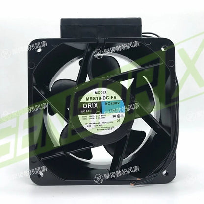 ORIX MRS18-DC-F6 Inverter cooling fan AC200V 0.4/0.5A 70/77W 200*200*90MM~
