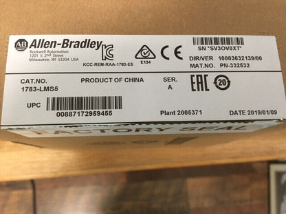 Factory-Sealed Allen-Bradley Stratix 1783-LMS5 5-Port Ethernet Switch - ALLEN-BRADLEY