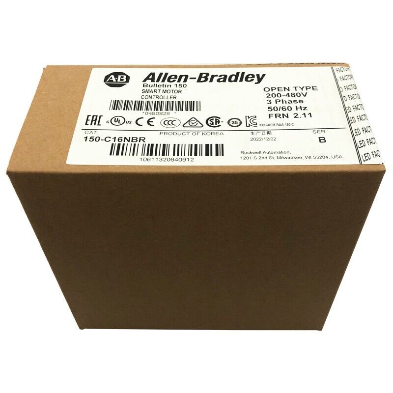 Allen-Bradley Factory Sealed 150-C16NBR SMC-3 16A Smart Motor Controller - ALLEN-BRADLEY