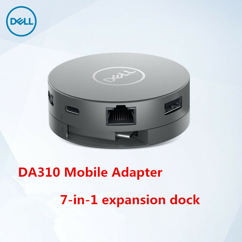 new 1pcs Dell DA310 Mobile Adapter Type-C HDMI DP VGA Notebook USB-C Docking Station