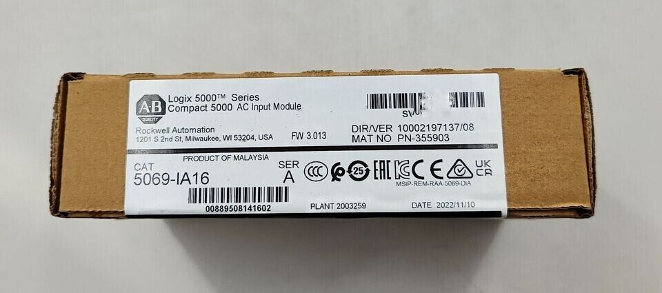 Allen Bradley 5069-IA16 Compact 120V AC Input 5000VA SEALED - ALLEN BRADLEY