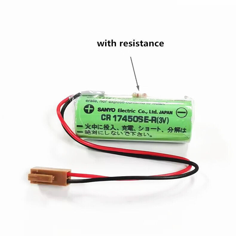 new CR17450SE-R 3V Fanuc Robot Battery A98L-0031-0012 A02B-0200-K102 with Resistance