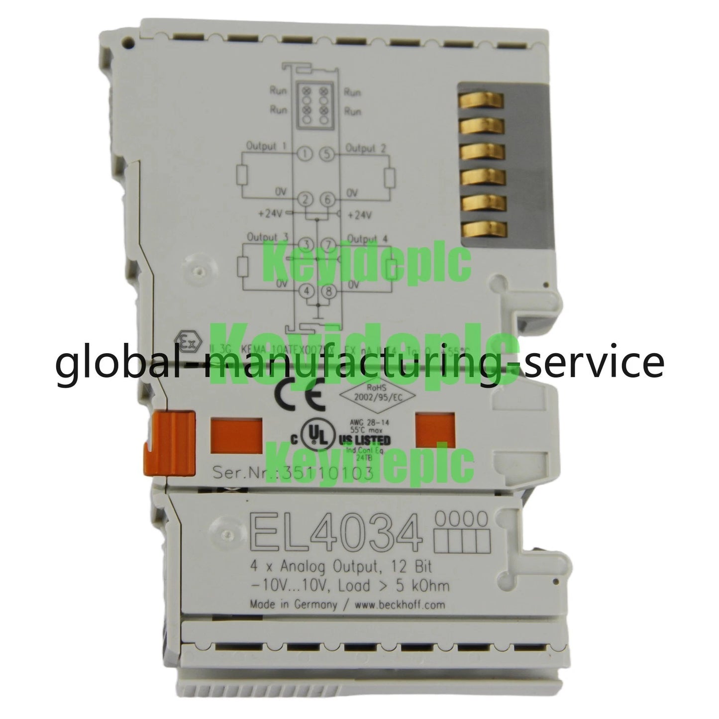 1pcs Beckhoff EL4034 EL 4034 Digital PLC Moudule In Box #ke