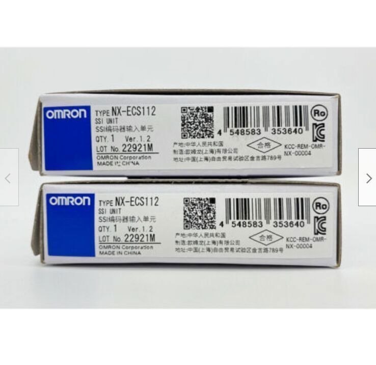 new One OMRON NX-ECS112 NXECS112 PLC Input Unit ping - OMRON