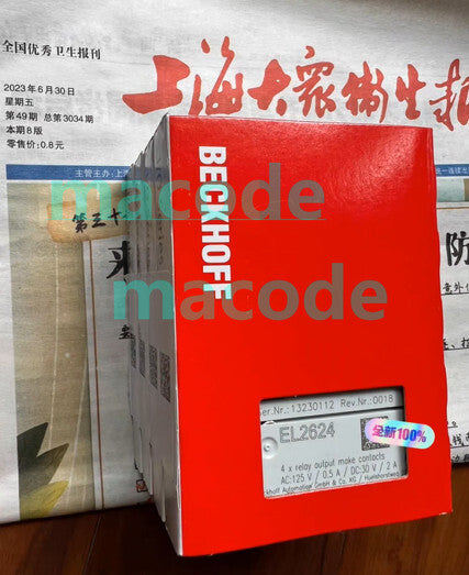 1PC  BECKHOFF module EL2624 #YY0